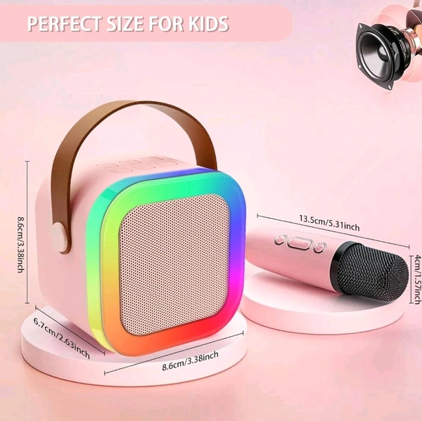Bluetooth Speaker with Wireless Microphone