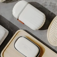 Travel Soap Box | Travel Soap Holder | Portable Plastic Soap Dish Box for Travel Portable Soap Case Holder | Plastic Soap Box with Cover, Waterproof Soap Container for Bathroom Soap Holder