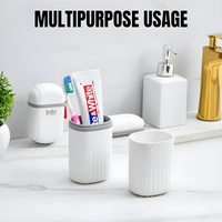 Travel Soap Box | Travel Soap Holder | Portable Plastic Soap Dish Box for Travel Portable Soap Case Holder | Plastic Soap Box with Cover, Waterproof Soap Container for Bathroom Soap Holder