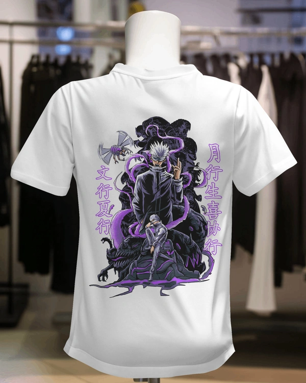 Gojo Anime Back Printed Tshirt 