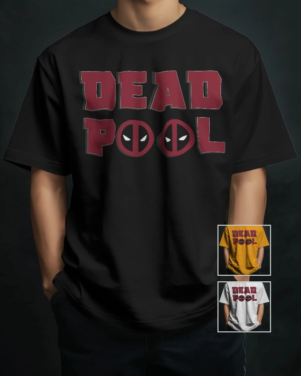 Deadpool t-shirt ,  typography t-shirt  - Black, M