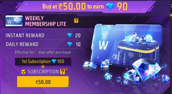 5 Weekly Lite Subscription ( I'd Pass)