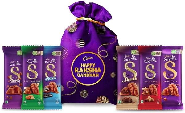 Cadbury Silk Special Potli Gift Pack, 343 g