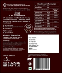 Loyka Almond Florentine Box - 12 pcs | Premium Chocolate Gift Hamper | Choco & Nut Dryfruit Delicacy | Caramalised Almonds coated with Dark Choco | Any-time snack