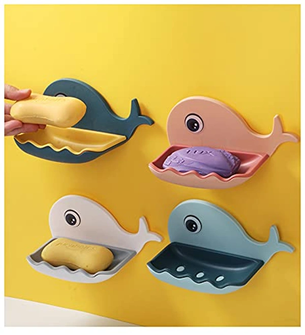 10053 Fish Soap Holder (Set of 2pcs) Multicolor