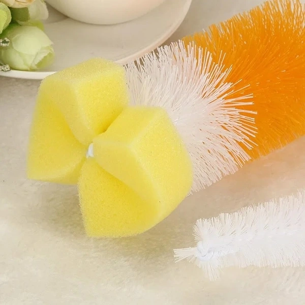 2 Pcs Bottle Cleaning Brush (Random Color)