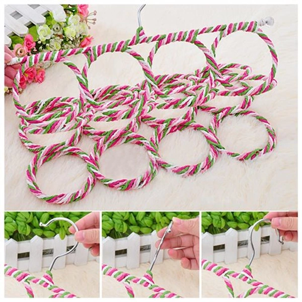28 Rings Scarf Hanger (Random Color)