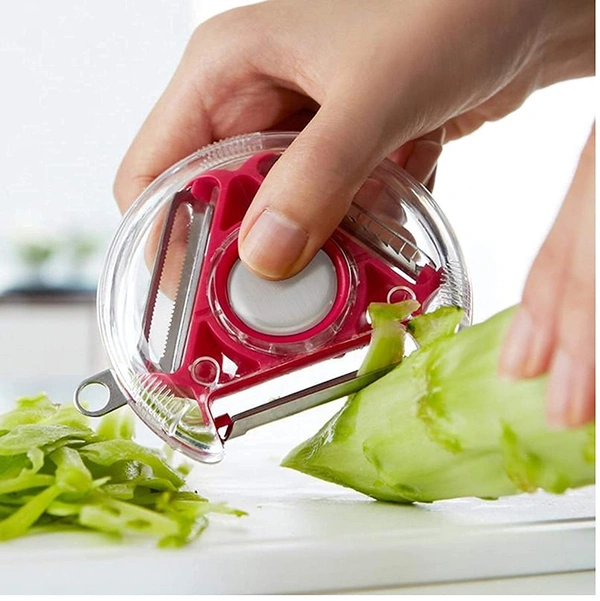 3 in 1 Peeler with 3 Blades,   Multi Functional Vegetable  and amp; Fruits Peeler