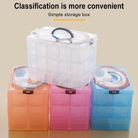 3 Layer 30 Grid Storage Box (Random Color)