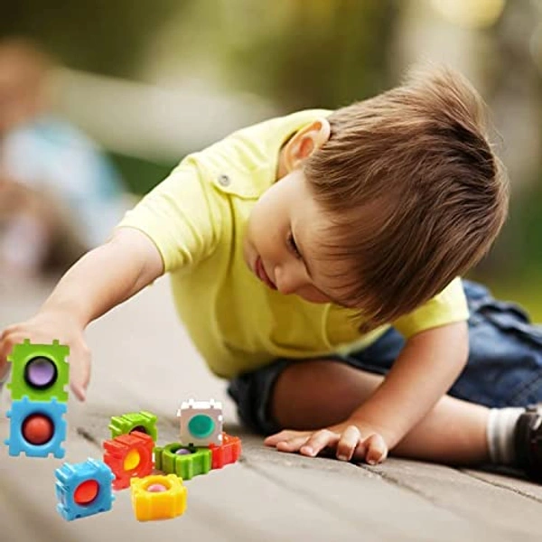 30 Pcs Puzzle Pop It Toys for Kids, Autism Sensory Toy