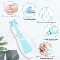 Baby Nail Trimmer Electric Safe Baby Nail Clippers, Manicure Set