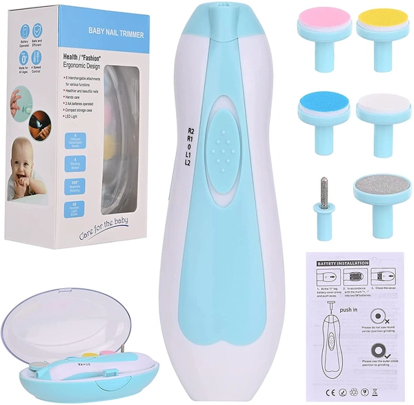 Baby Nail Trimmer Electric Safe Baby Nail Clippers, Manicure Set