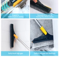Bathroom Cleaning Rotating Brush With Wiper