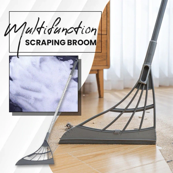 BKH0525 Durable Eco-friendly Broom With Scraper