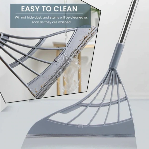 BKH0525 Durable Eco-friendly Broom With Scraper