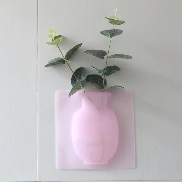 BKH1154 Silicon Flower Pot Wall Hanging