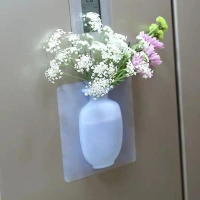 BKH1154 Silicon Flower Pot Wall Hanging