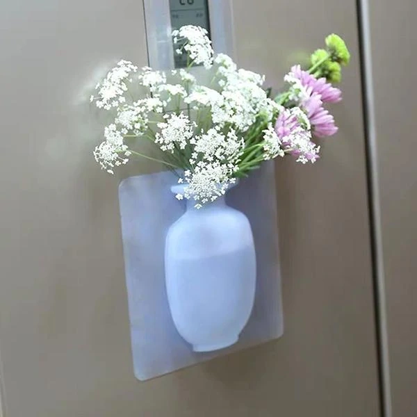 BKH1154 Silicon Flower Pot Wall Hanging