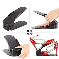 BKH1336 Adjustable Folding Shoe Slots Organizer