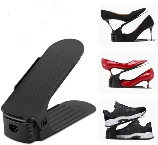 BKH1336 Adjustable Folding Shoe Slots Organizer