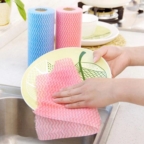 BKH1601 Reusable 40 Napkins Cleaning Wipes Kitchen Cloths  ( Non - Woven )