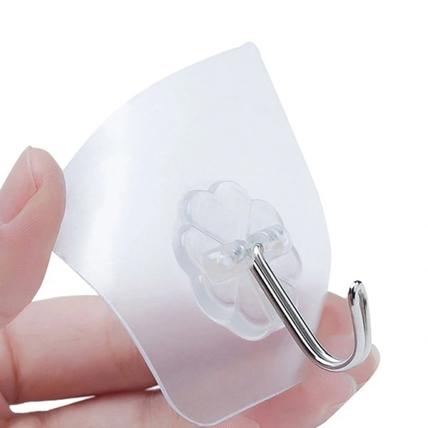 BKH1689(500pcs) Flower Adhesive  Wall Flower Hook with Adhesive