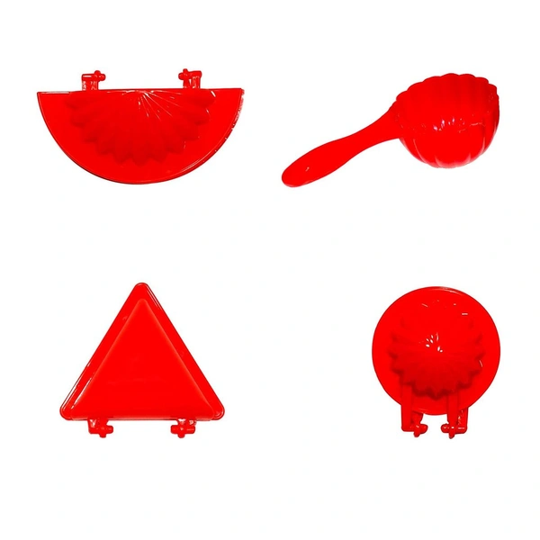 BKH2403 4 Pcs Plastic Mould Dough Set of 4