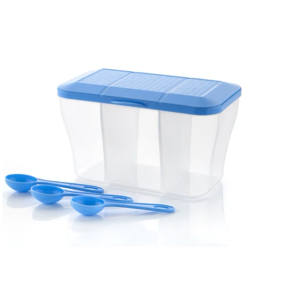 BKH2625 3 Section Square Storage Container 750ml