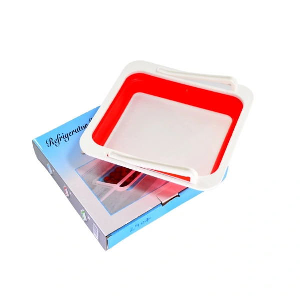 BKH2907 Folding Storage Box Fridge Storage Basket, Fridge Racks Tray Sliding Storage Racks