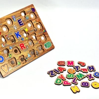 BKH3495 Wooden Capital Alphabets Letters