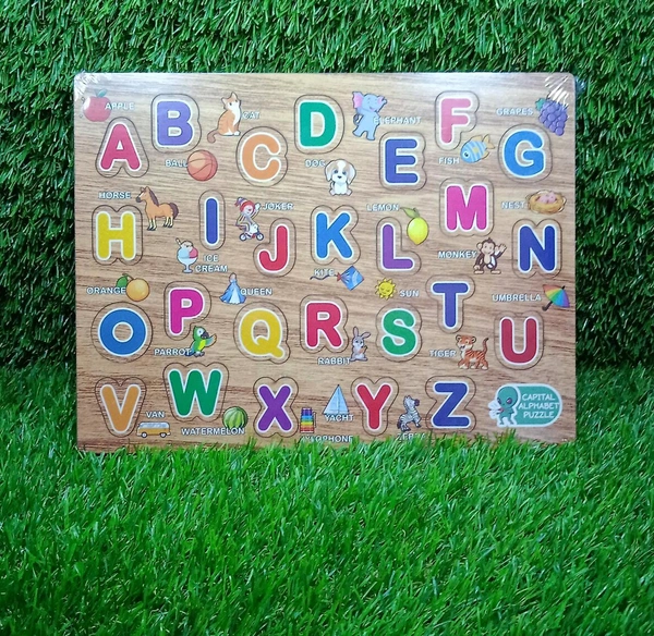 BKH3495 Wooden Capital Alphabets Letters