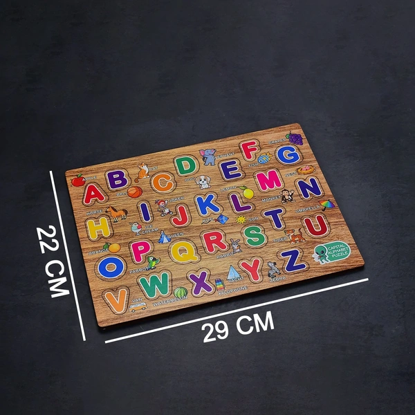 BKH3495 Wooden Capital Alphabets Letters