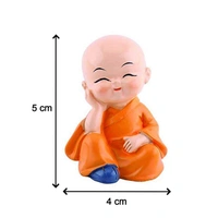 BKH4781 Baby Buddha 4pcs Set Office Car House Decoration