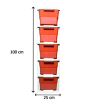 BKH4784 Multi-Purpose Anti-Slip 5 Layer Modular Drawer