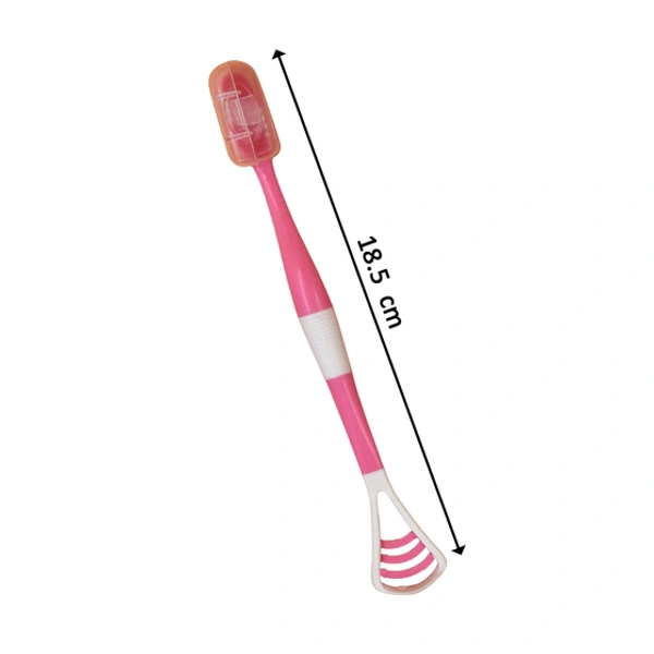 BKH6150  8pc 2in1 Toothbrush Case with Tongue Cleaner