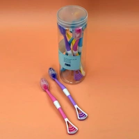 BKH6150  8pc 2in1 Toothbrush Case with Tongue Cleaner