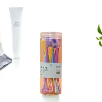 BKH6150  8pc 2in1 Toothbrush Case with Tongue Cleaner