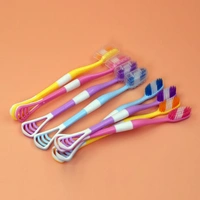 BKH6150  8pc 2in1 Toothbrush Case with Tongue Cleaner