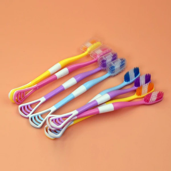 BKH6150  8pc 2in1 Toothbrush Case with Tongue Cleaner