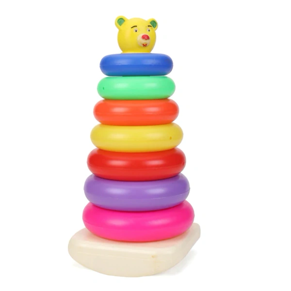 BKH8016 Plastic Baby Kids Teddy Stacking Ring Jumbo