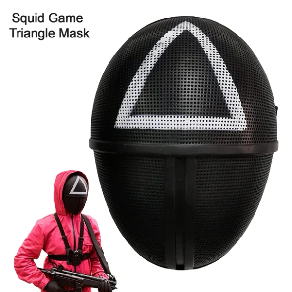 BKH8044  Game Cosplay Triangle Mask Squid