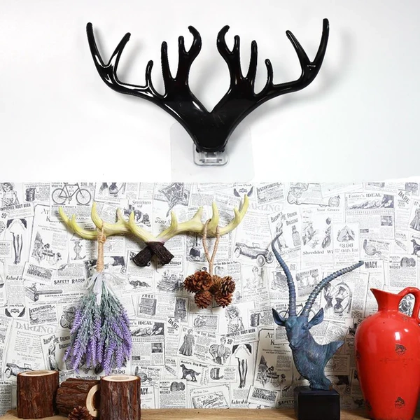 BKH9060 Antler Deer Hanger only Horn (multicolor)
