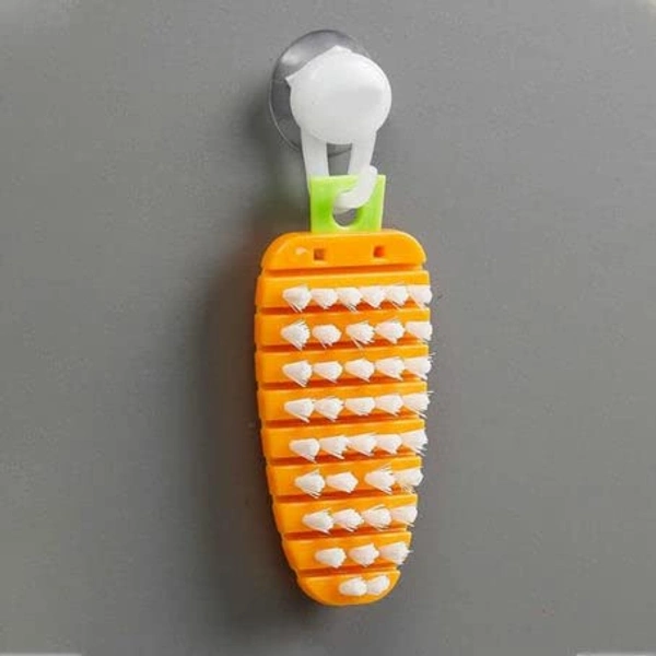 Carrot Shape Vegetable BPA Free Vegetable Scrubber Non‑Toxic Fruit Brush