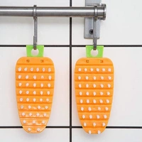 Carrot Shape Vegetable BPA Free Vegetable Scrubber Non‑Toxic Fruit Brush