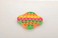 Curved Square POPit Fidget Toy with Night Glow Effect