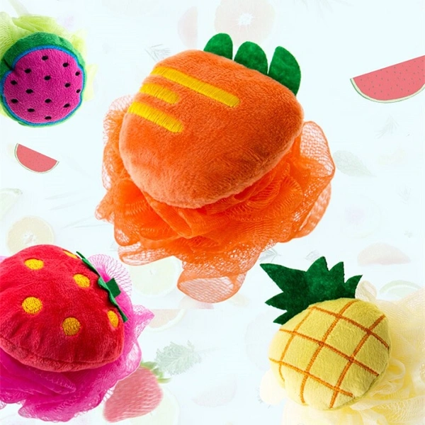 Cute Fruit Shape Bath Shower Sponge Baby Bath Flower Loofah ( Random )