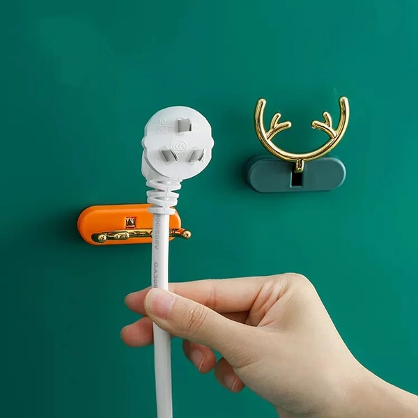Data Cable Holder Golden Hook(1pc)