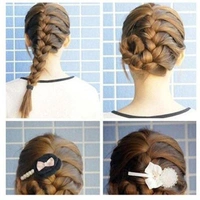 Fish Bone Hair Braiding French Braid Tool Roller Magic Twist Styling Bun Maker2
