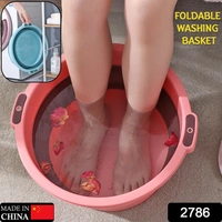 Folding Tub, with Hanging Hole Silicone Multi-Purpose Portable Collapsible