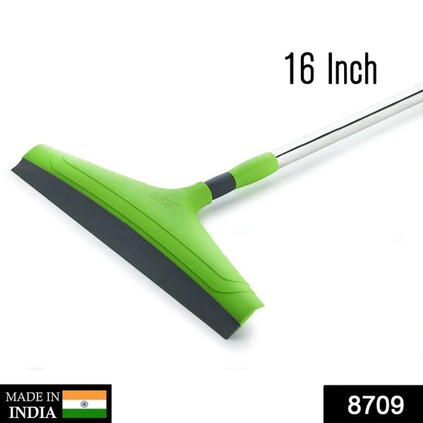 Ganesh Telescopic Bathroom Wiper 16 Inch (40 cm) with Steel Handle for Home and Office Floor Cleaning
